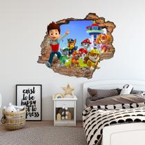 Adesivo de Parede Patrulha Canina Buraco na parede 2