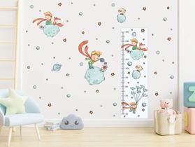 Adesivo de Parede Pequeno Principe e Régua de Crescimento