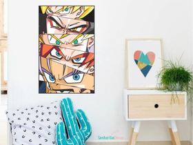 adesivo de parede poster dragon ball desenho game