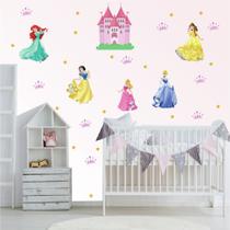 Adesivo De Parede Princesas e castelo