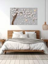 Adesivo de parede, quadro adesivo, envelopamento de móveis e objetos, efeito 3D, floral Adesivo de parede, quadro adesivo, envelopamento de móveis e objetos, efeito 3D, floral