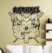 Adesivo de parede Raphael TMNT para decoração de quarto ou escritório para crianças