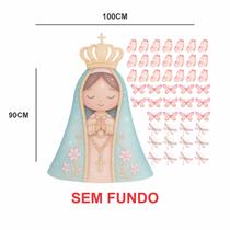 Adesivo De Parede Recorte Sem Fundo Nossa Senhora Aparecida Borboletas Adesivo De Parede Recorte Sem Fundo Nossa Senhora Aparecida Borboletas
