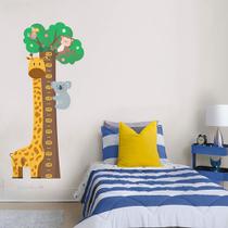Adesivo de Parede Régua de Crescimento Girafa