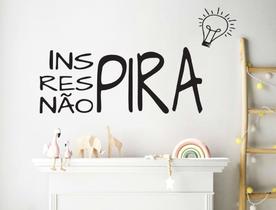 Adesivo de Parede Respira Inspira Decoração Quarto Sala Adesivo de Parede Respira Inspira Decoração Quarto Sala
