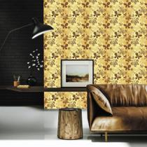 Adesivo de Parede Retrô Borboletas Marrom 310x58cm