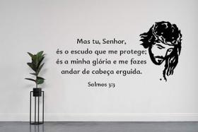 Adesivo De Parede Salmo 3:3