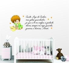 Adesivo De Parede Santo Anjo Do Senhor e Pequeno Principe