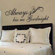 Adesivo de parede SEATUNE Always Kiss Me Goodnight 152x51cm Adesivo de parede SEATUNE Always Kiss Me Goodnight 152x51cm