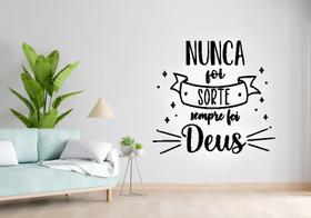 Adesivo de Parede Sempre foi Deus