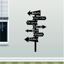 Adesivo De Parede Setas De Direção Harry Potter Localização