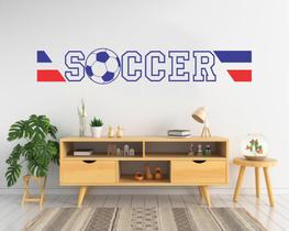 Adesivo De Parede Soccer Futebol Meninos Esporte Gol - Imprimax