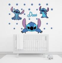 Adesivo de Parede Stitch Personalizado - Lojinha da Luc Adesivos