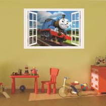 Adesivo de parede Thomas 3D Cartoon para decoração de quarto infantil Adesivo de parede Thomas 3D Cartoon para decoração de quarto infantil