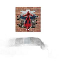 Adesivo De Parede Tijolo Falso Homem Aranha Mod02 Adesivo De Parede Tijolo Falso Homem Aranha Mod02