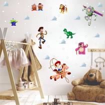 Adesivo De Parede toy story desenho bonecos brinquedos decoração quarto sala