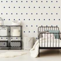 Adesivo de Parede Triângulos Azul Royal 121un Adesivo de Parede Triângulos Azul Royal 121un