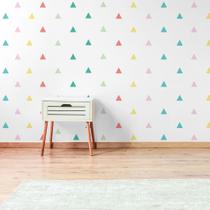 Adesivo de Parede Triangulos Coloridos 105un Adesivo de Parede Triangulos Coloridos 105un