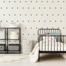 Adesivo de Parede Triângulos Dourados 121un Adesivo de Parede Triângulos Dourados 121un