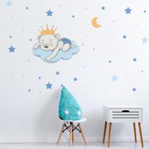 Adesivo de Parede Ursinho Príncipe para Quarto Adesivo de Parede Ursinho Príncipe para Quarto