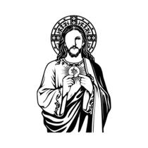 Adesivo De Parede Vinílico Impermeável Jesus Para Decoração De Casa Sala De Estar Quarto Murais Adesivo De Parede Vinílico Impermeável Jesus Para Decoração De Casa Sala De Estar Quarto Murais