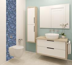 Adesivo de Pastilhas Azul Royal 25x25 cm com 40un