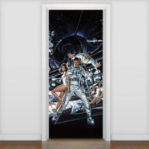 Adesivo De Porta 007 James Bond 5 - 215X98Cm