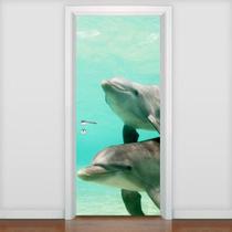 Adesivo De Porta Animais Golfinho 1 14 - 215X98Cm