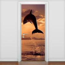 Adesivo De Porta Animais Golfinho 2 Mod. 15 - 215X90Cm