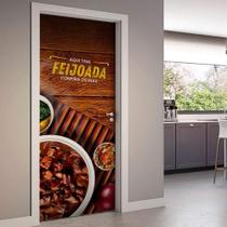 Adesivo De Porta Aqui Tem Feijoada-83X210Cm