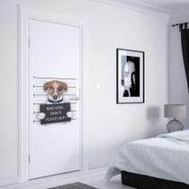 Adesivo de Porta Bad Dog Adesivo de Porta Bad Dog