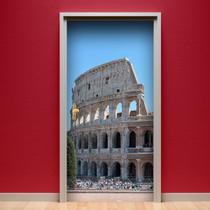 Adesivo De Porta Coliseu Itália 4 - 215X98Cm