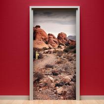 Adesivo De Porta Deserto De Nevada - 215x90cm