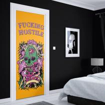 Adesivo de Porta Fucking Hostile