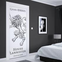 Adesivo de Porta House Lannister GOT Adesivo de Porta House Lannister GOT