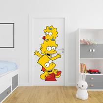 Adesivo de Porta Irmãos Simpsons Mod01