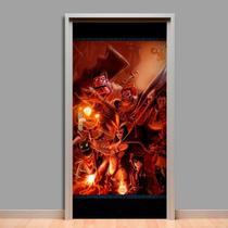 Adesivo De Porta League Of Legends 215X80Cm