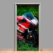 Adesivo De Porta Moto Ducati Racing 215X80Cm - Mix Adesivos
