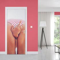 Adesivo de Porta Mulher Gesto Obsceno 01 Adesivo de Porta Mulher Gesto Obsceno 01