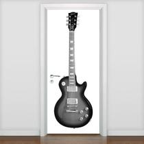 Adesivo De Porta Musica Guitarra Les Paul Classic - 215X98Cm
