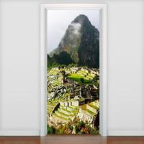 Adesivo de Porta Paisagens Machu Picchu - 215x98cm