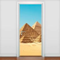 Adesivo De Porta Paisagens Pirâmides Do Egito-63X210Cm