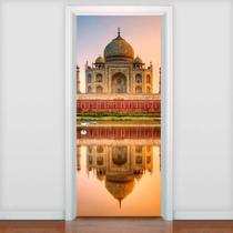 Adesivo De Porta Paisagens Taj Mahal-73X210Cm