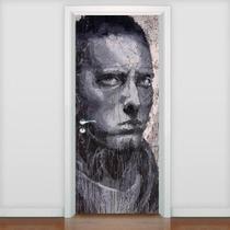 Adesivo De Porta Personalidades - Eminem 1 - 215X98Cm