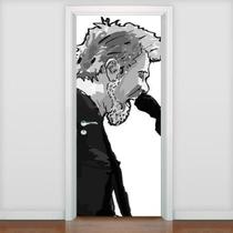 Adesivo De Porta Personalidades - James Hetfield - 215x90cm