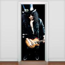 Adesivo De Porta Personalidades - Slash 1 215X80Cm