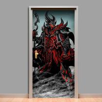 Adesivo De Porta Skyrim 215X80Cm