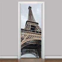 Adesivo De Porta Torre Eiffel 03 - 215X98Cm - Mix Adesivos