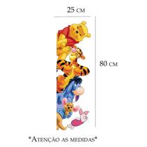 Adesivo De Porta Turma Do Pooh Mod01