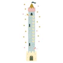 Adesivo de Princesas Régua de Crescimento Torre 188cm Adesivo de Princesas Régua de Crescimento Torre 188cm